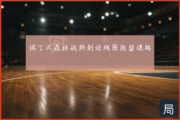 诺丁汉森林战热刺边线围抢留退路